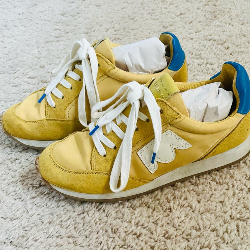 Birdies Roadrunner Citron Yellow and Blue Women's Sneakers